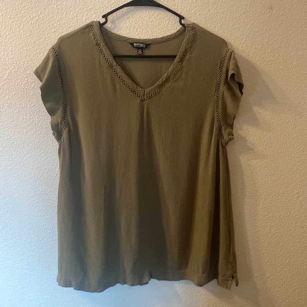 Buffalo David Bitton short sleeve shirt size large